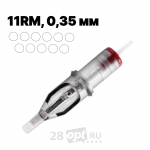 Картриджи для художественной татуировки EZ Revolution C1211M1C-2 Round Magnum 11, 0,35 мм, коробка 20 шт.