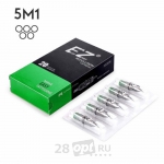 Картриджи для художественной татуировки EZ Revolution CT1205M1-1 Magnum 5, 0,35 мм, коробка 20 шт.