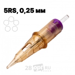 Картриджи для художественной татуировки EZ V-Select VC-P0805RS Round Shader 5, 0,25 мм, коробка 20 шт.