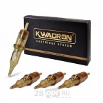 Картриджи для художественной татуировки KWADRON 14RSMT 0,35 мм со средней заточкой, Round Shader 14, коробка 20 шт.